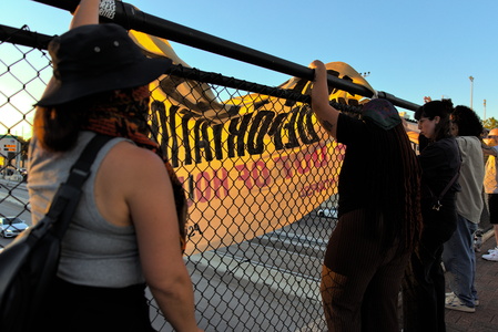 Stand Up! Houston - Banner Drop #1